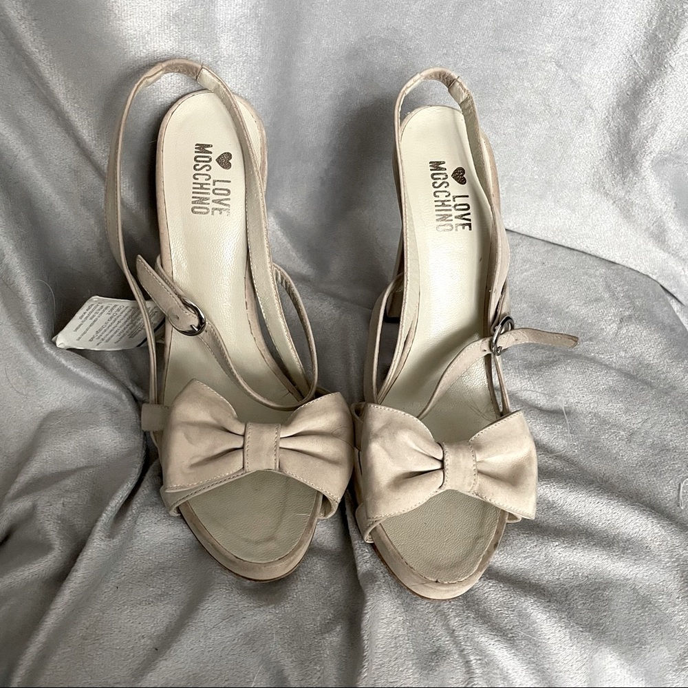 Love Moschino Heeled Sandals (Tags Attached) - Pls Read Description